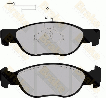 Brake Pad Set, disc brake (PA1111)