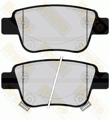 Brake Pad Set, disc brake (PA1614)