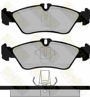 Brake Pad Set, disc brake (PA1104)