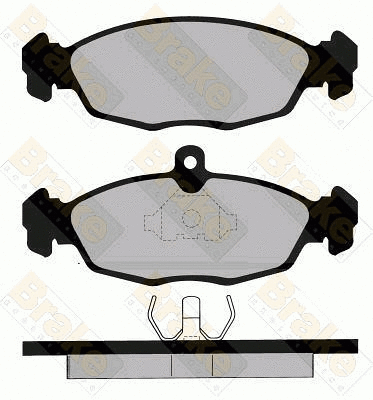 Brake Pad Set, disc brake (PA597)