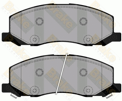 Brake Pad Set, disc brake (PA1779)