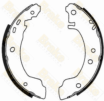 Brake Shoe Set (SH2335)