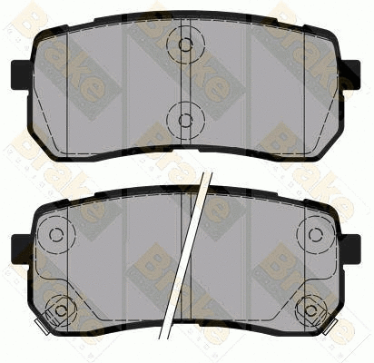 Brake Pad Set, disc brake (PA1877)