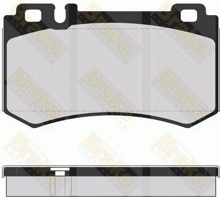 Brake Pad Set, disc brake (PA1633)