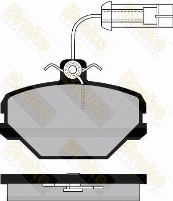 Brake Pad Set, disc brake (PA495)