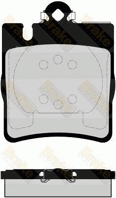 Brake Pad Set, disc brake (PA1553)