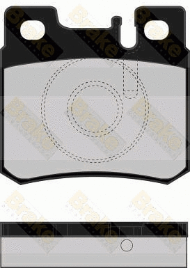 Brake Pad Set, disc brake (PA774)