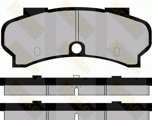 Brake Pad Set, disc brake (PA514)