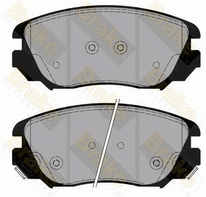 Brake Pad Set, disc brake (PA1777)