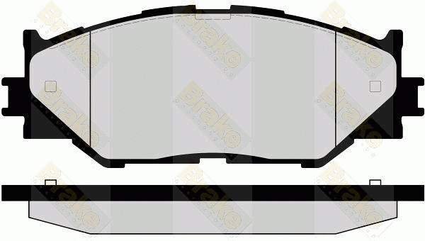 Brake Pad Set, disc brake (PA1715)