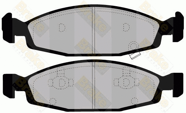 Brake Pad Set, disc brake (PA1452)