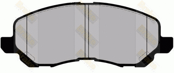 Brake Pad Set, disc brake (PA1782)