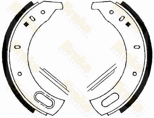 Brake Shoe Set (SH2107)