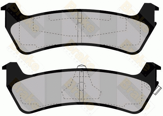 Brake Pad Set, disc brake (PA1151)