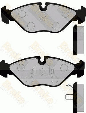Brake Pad Set, disc brake (PA818)
