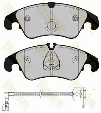 Brake Pad Set, disc brake (PA1794)