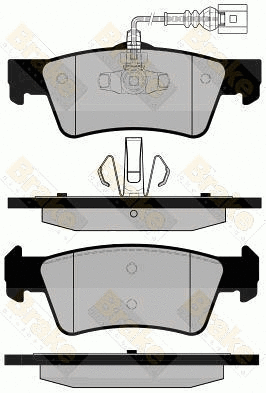 Brake Pad Set, disc brake (PA1725)