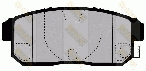 Brake Pad Set, disc brake (PA1611)