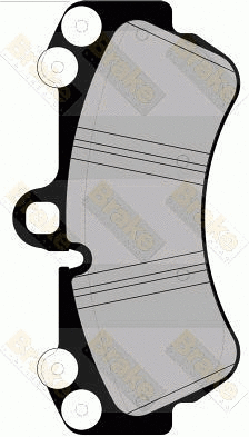 Brake Pad Set, disc brake (PA1548)