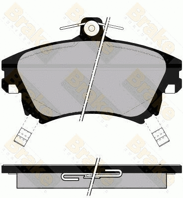 Brake Pad Set, disc brake (PA1279)