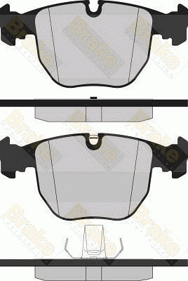 Brake Pad Set, disc brake (PA1237)