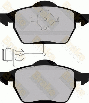 Brake Pad Set, disc brake (PA865)