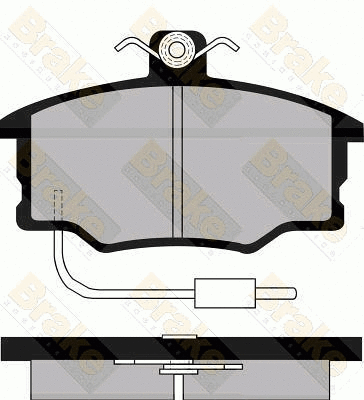 Brake Pad Set, disc brake (PA498)