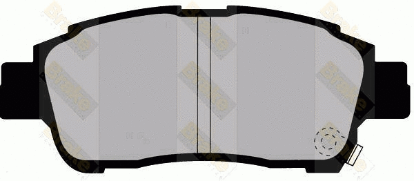 Brake Pad Set, disc brake (PA1243)