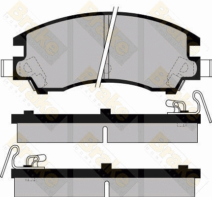 Brake Pad Set, disc brake (PA477)
