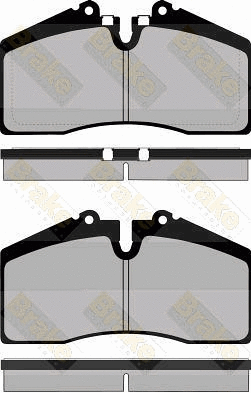 Brake Pad Set, disc brake (PA809)