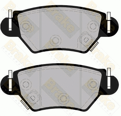 Brake Pad Set, disc brake (PA1539)