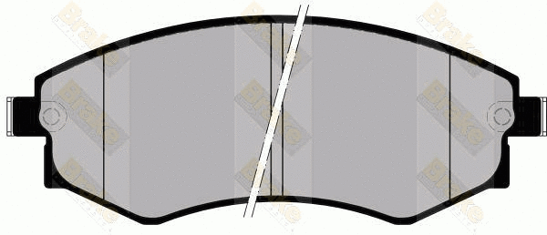 Brake Pad Set, disc brake (PA1655)
