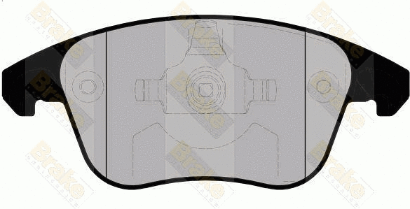 Brake Pad Set, disc brake (PA1687)