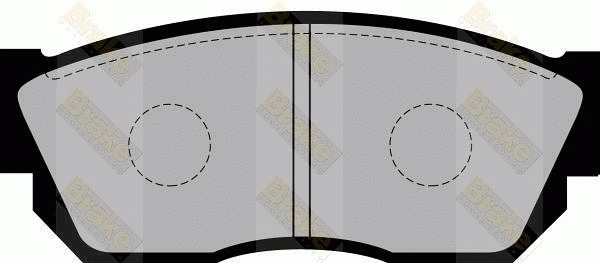Brake Pad Set, disc brake (PA356)