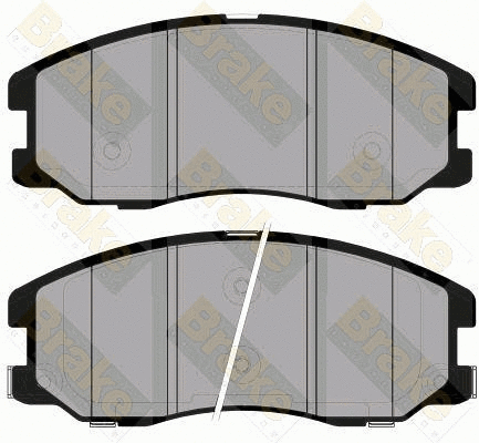 Brake Pad Set, disc brake (PA1733)