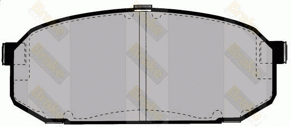 Brake Pad Set, disc brake (PA1429)
