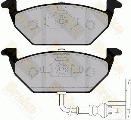 Brake Pad Set, disc brake (PA1289)