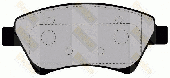 Brake Pad Set, disc brake (PA1392)