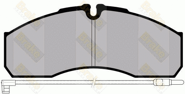 Brake Pad Set, disc brake (PA1743)
