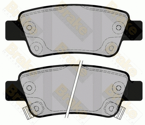 Brake Pad Set, disc brake (PA1793)