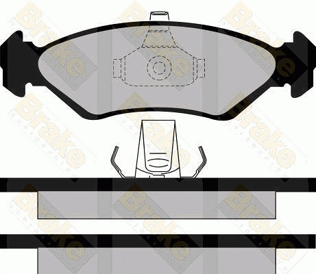 Brake Pad Set, disc brake (PA1127)
