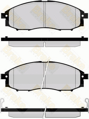 Brake Pad Set, disc brake (PA1590)