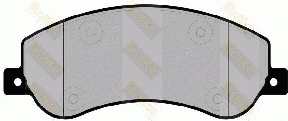 Brake Pad Set, disc brake (PA1698)