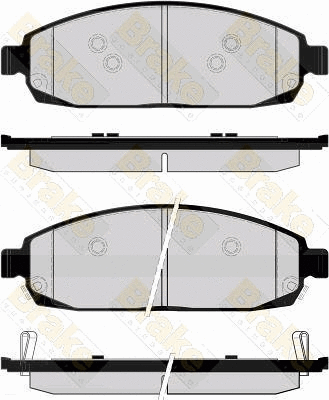 Brake Pad Set, disc brake (PA1665)