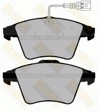 Brake Pad Set, disc brake (PA1570)