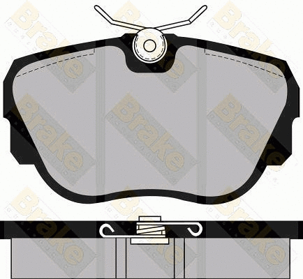 Brake Pad Set, disc brake (PA522)