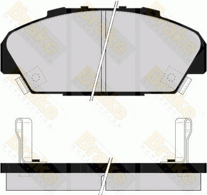 Brake Pad Set, disc brake (PA1531)