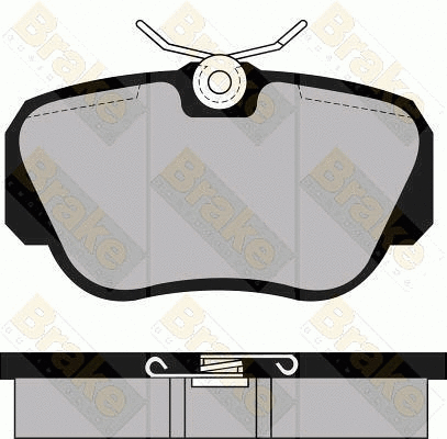 Brake Pad Set, disc brake (PA523)