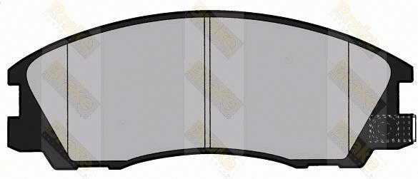 Brake Pad Set, disc brake (PA1658)
