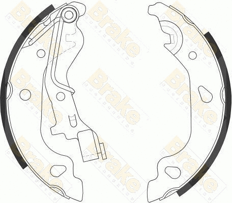 Brake Shoe Set (SH2557)